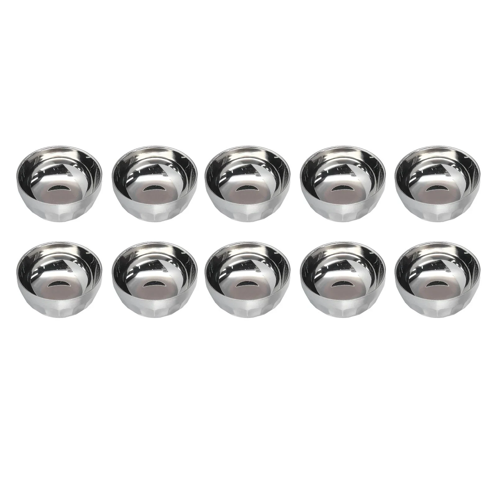 10pcs Stainless Steel Double Wall Heat Insulated Bowls - Image 3