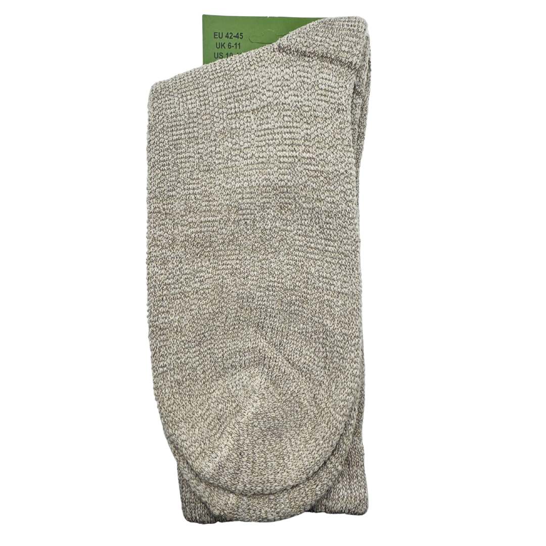 12 Pack Alpaca Heavy Cushioned Socks - Cream/Tan (Size 6-11 UK) - Image 3
