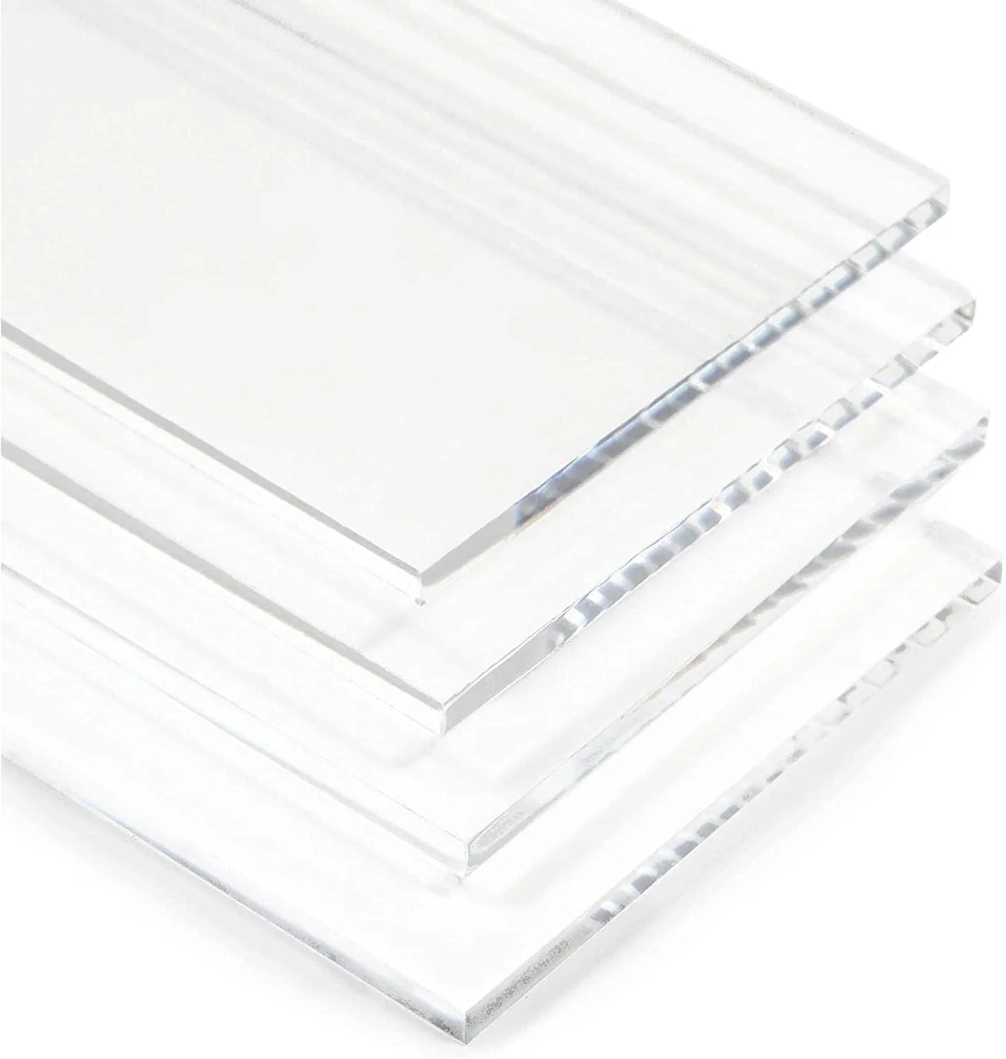 20-Pack of Rectangular Acrylic Wedding Place Cards - 9x5cm Each - Image 3