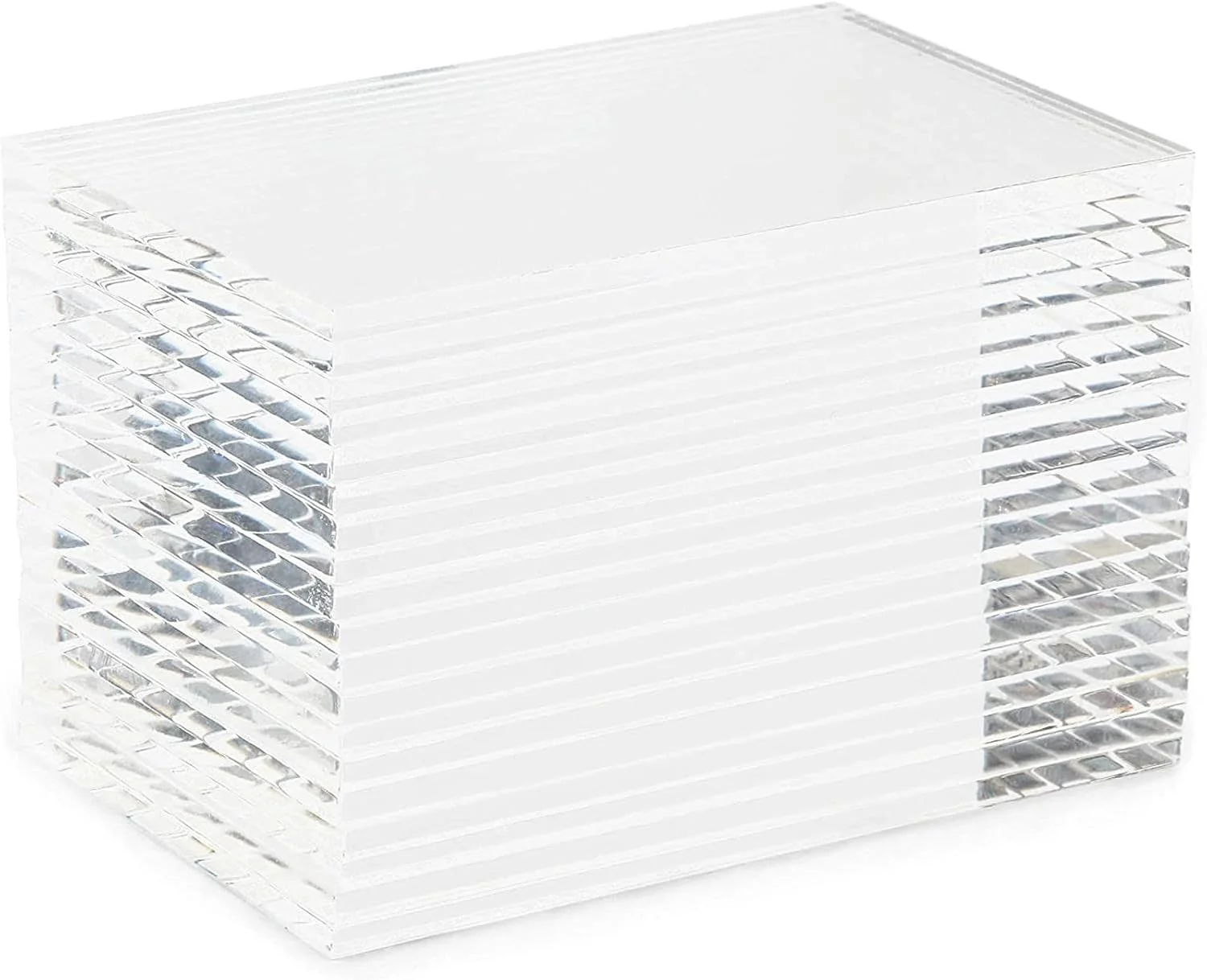 20-Pack of Rectangular Acrylic Wedding Place Cards - 9x5cm Each - Image 7