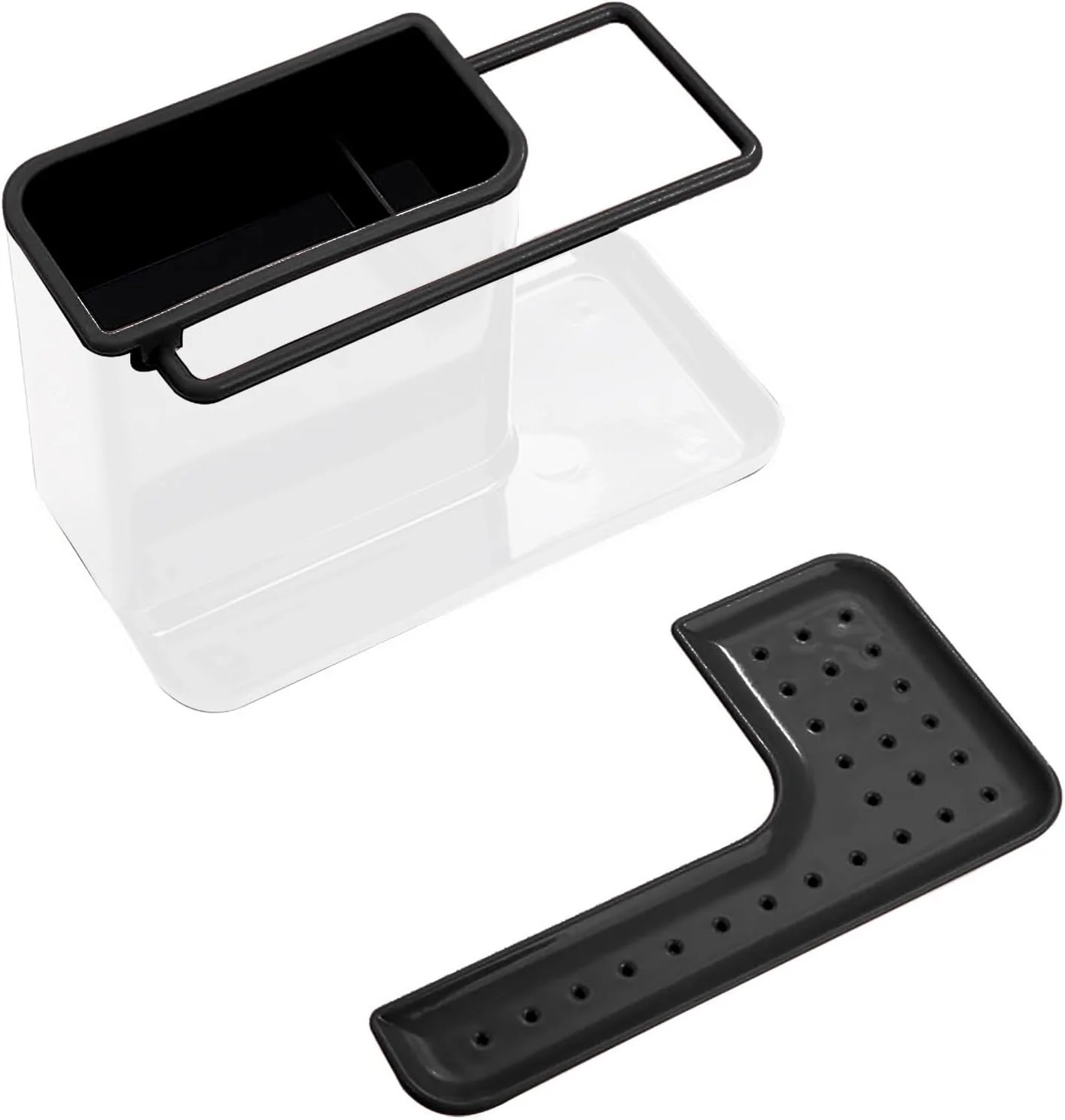 3-in-1 Kitchen Stand Caddy, Organise, Space saver - Grey/White - Image 3