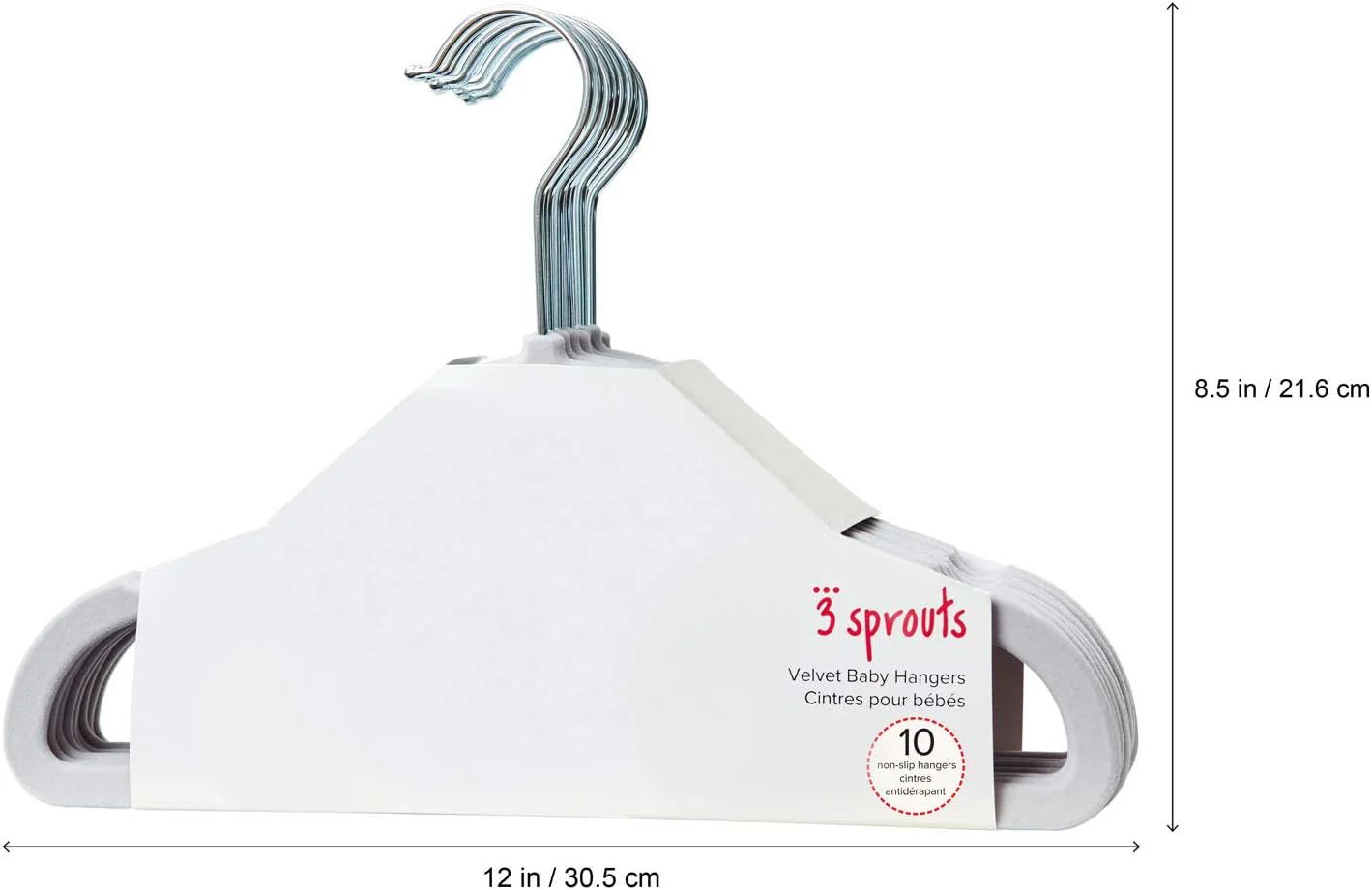 3 Sprouts Baby Hangers - Owl Beige - Image 3