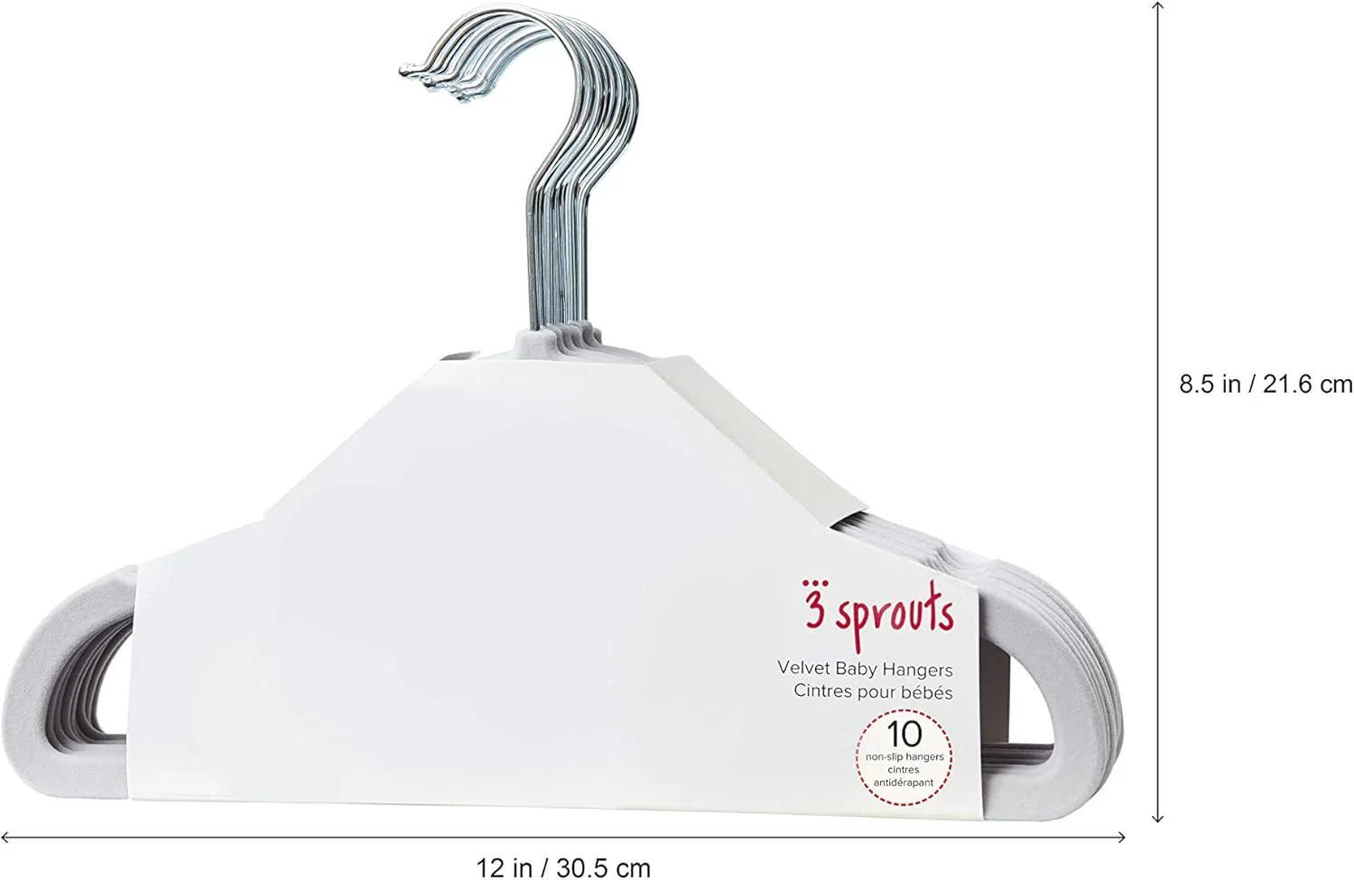 3 Sprouts Baby Hangers - Rhino - Image 2