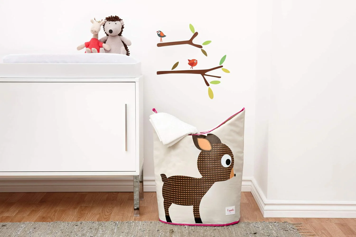 3 Sprouts Baby Laundry Basket - Deer - Image 5