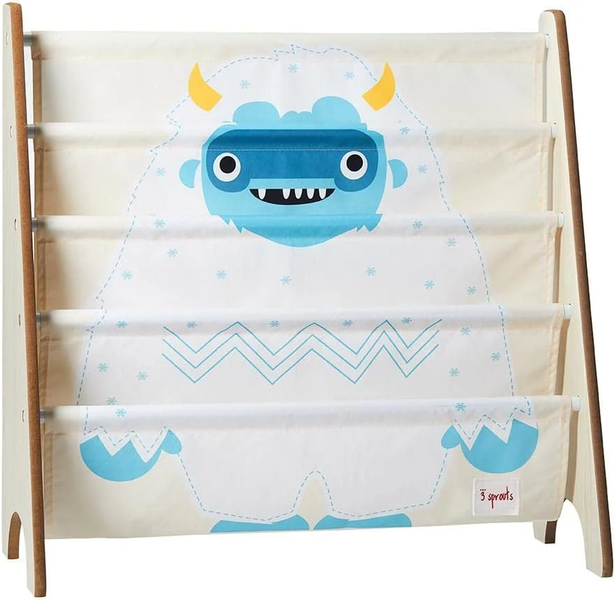 3 Sprouts Children Canvas Book Rack - Various Animal Characters