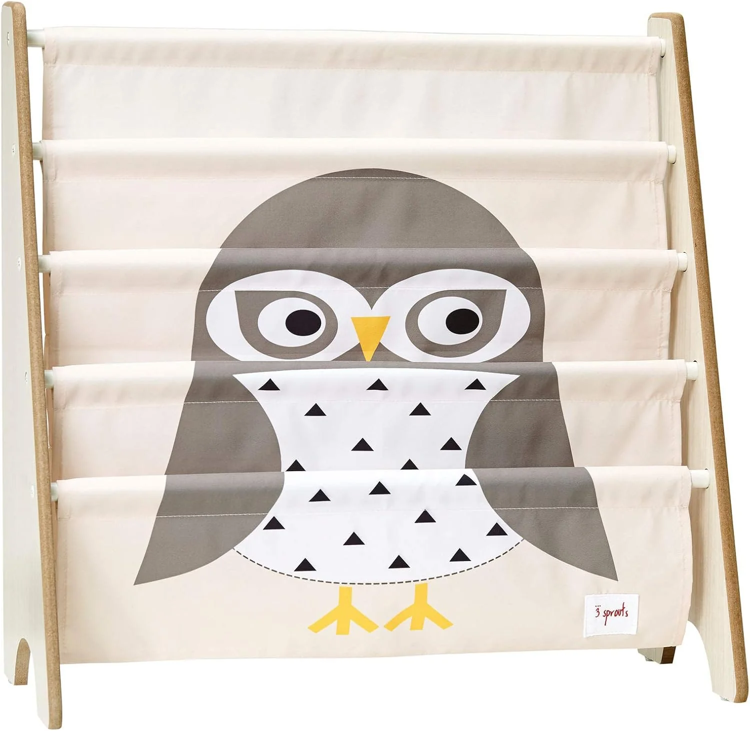 3 Sprouts Children Canvas Book Rack - Various Animal Characters - Image 5