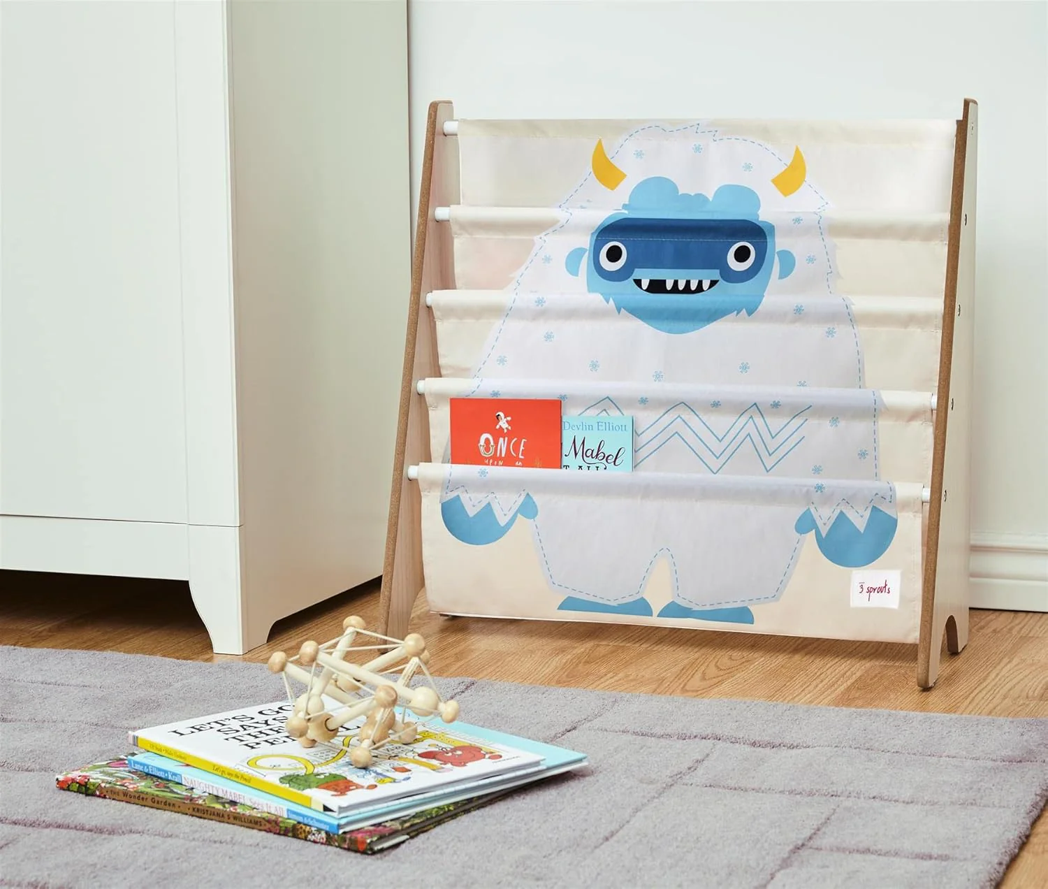 3 Sprouts Children's Book Rack - Yeti - Image 4