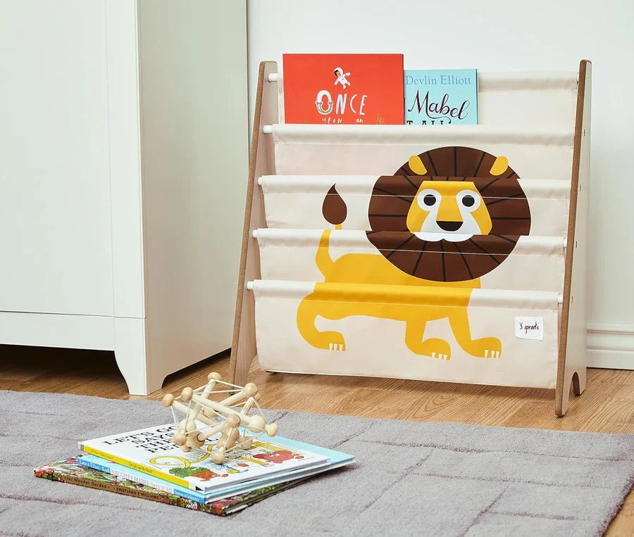 3 Sprouts Lion Bundle (Bookrack & Hamper) - Image 2