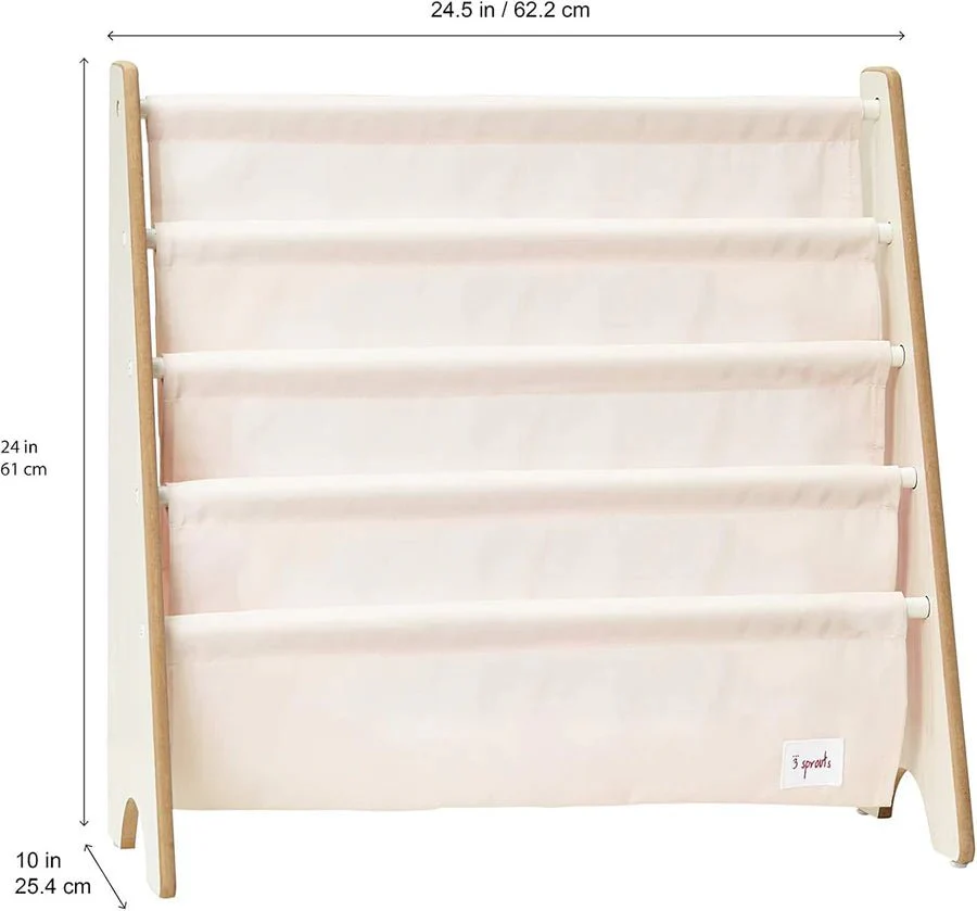 3 Sprouts Llama Bundle (Bookrack & Hamper) - Image 3