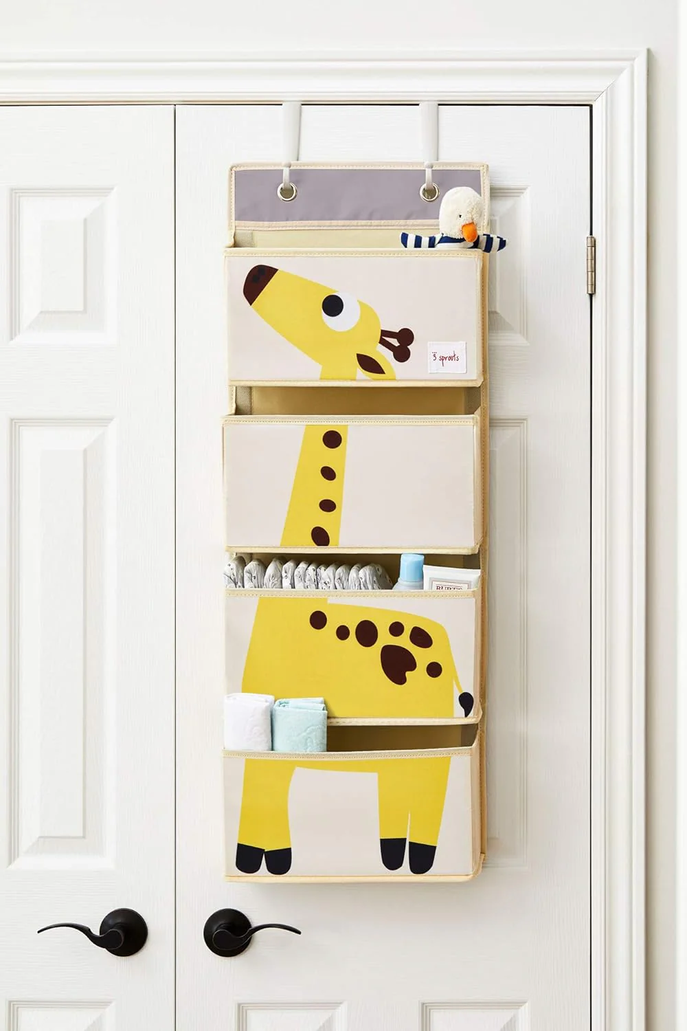 3 Sprouts Over Door Storage Organiser - Giraffe - Image 4