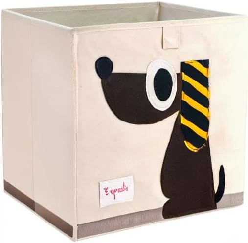 3 Sprouts Toy Storage Cube - Dog - Image 5