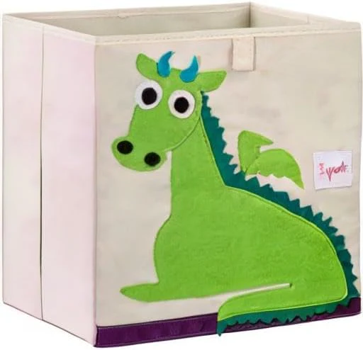 3 Sprouts Toy Storage Cube - Dragon - Image 6
