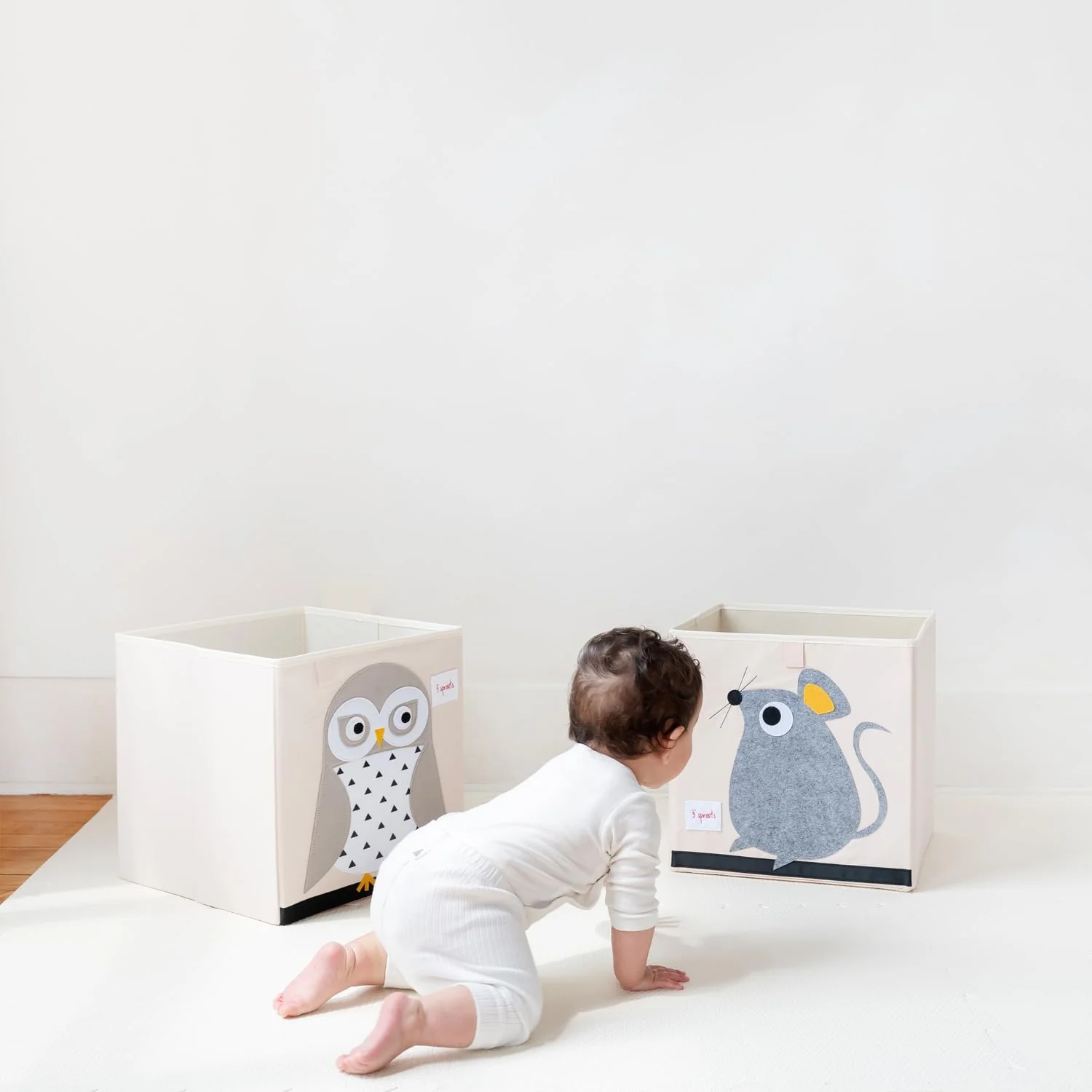 3 Sprouts Toy Storage Cube - Owl - Image 3