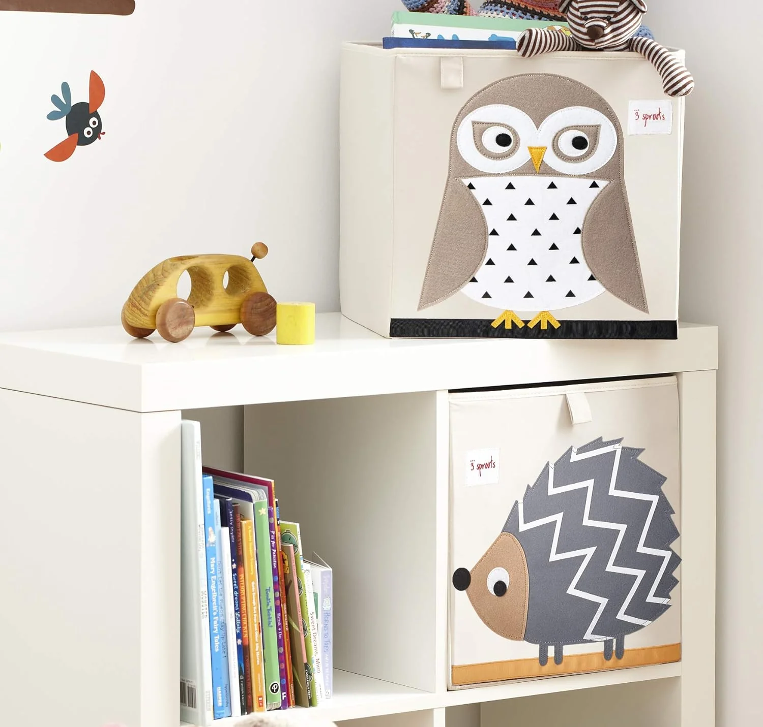 3 Sprouts Toy Storage Cube - Owl - Image 4