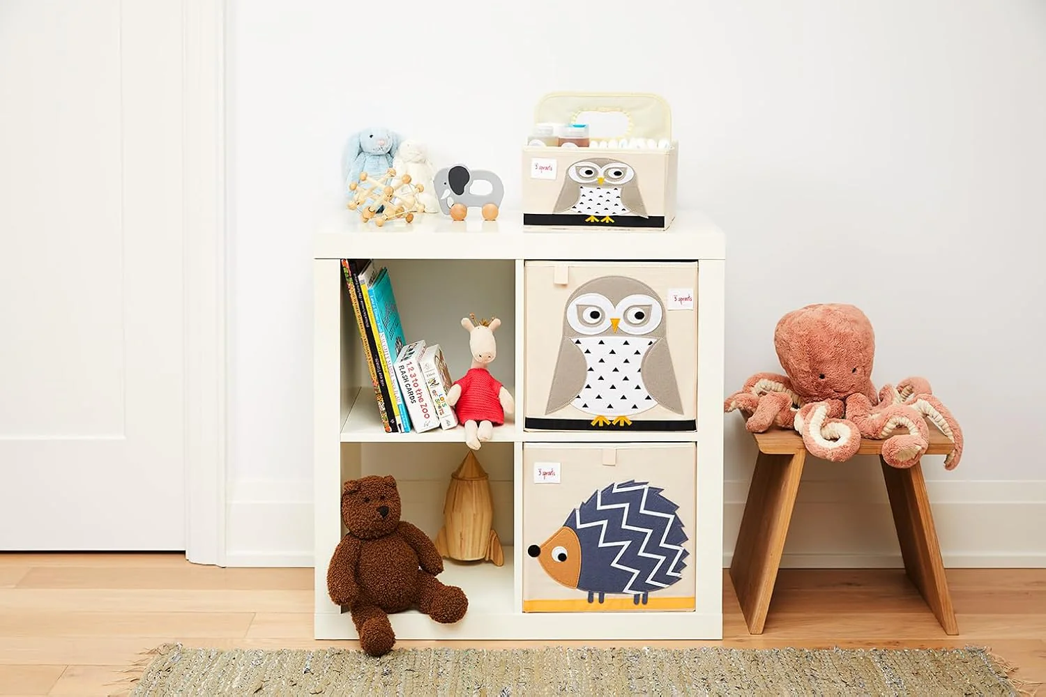 3 Sprouts Toy Storage Cube - Owl - Image 6