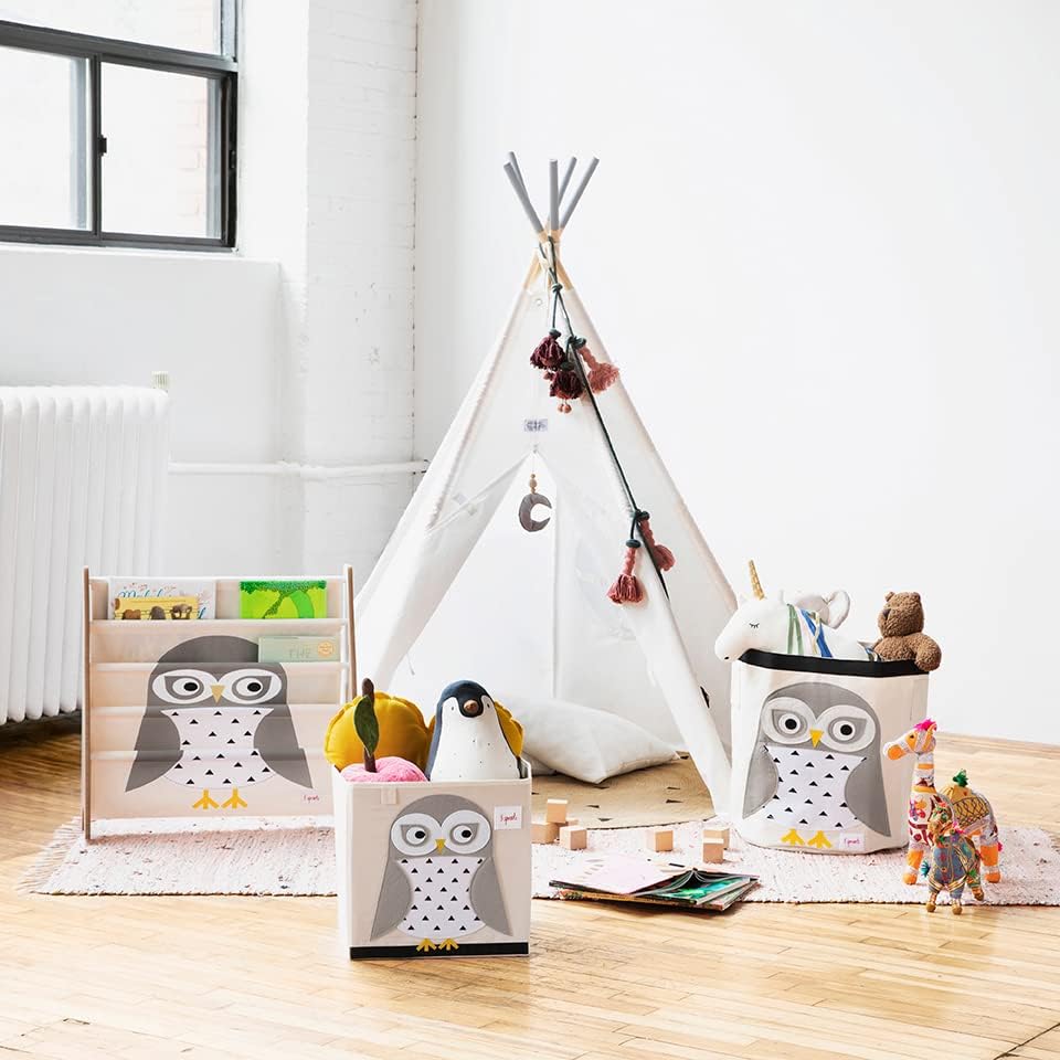 3 Sprouts Toy Storage Cube - Owl - Image 7