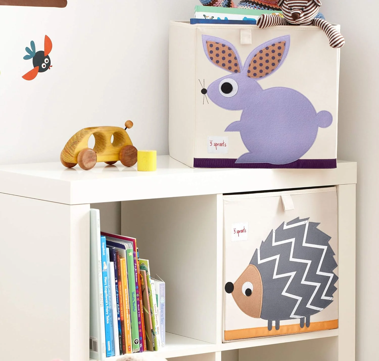 3 Sprouts Toy Storage Cube - Rabbit - Image 2