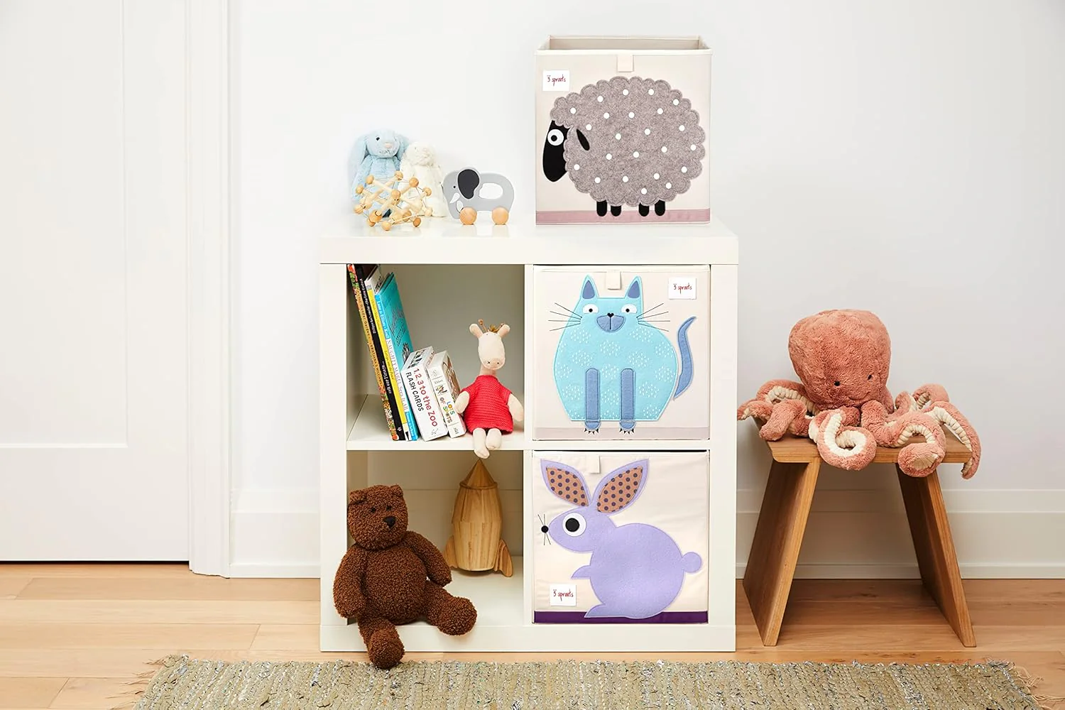 3 Sprouts Toy Storage Cube - Rabbit - Image 3