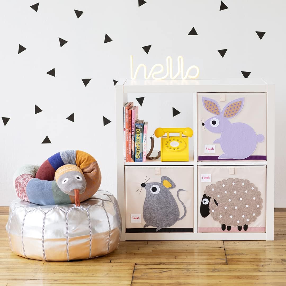 3 Sprouts Toy Storage Cube - Rabbit - Image 5
