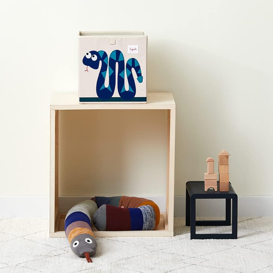 3 Sprouts Toy Storage Cube - Snake - Image 8