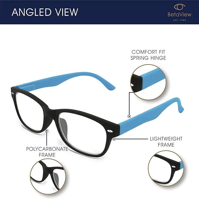 4 Pack Reading Glasses With UV Protection Unisex (+2.00) - Image 2