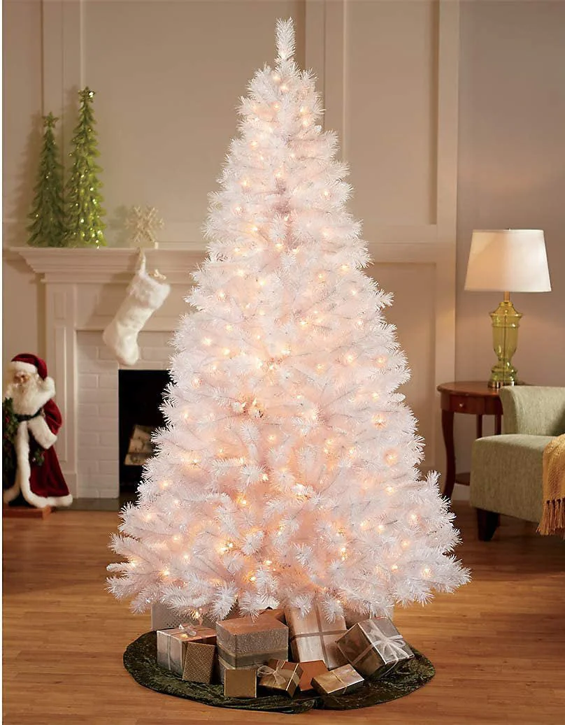 4FT Alaskan Pine White Artificial Bushy Christmas Tree - 230 Tips - Image 4