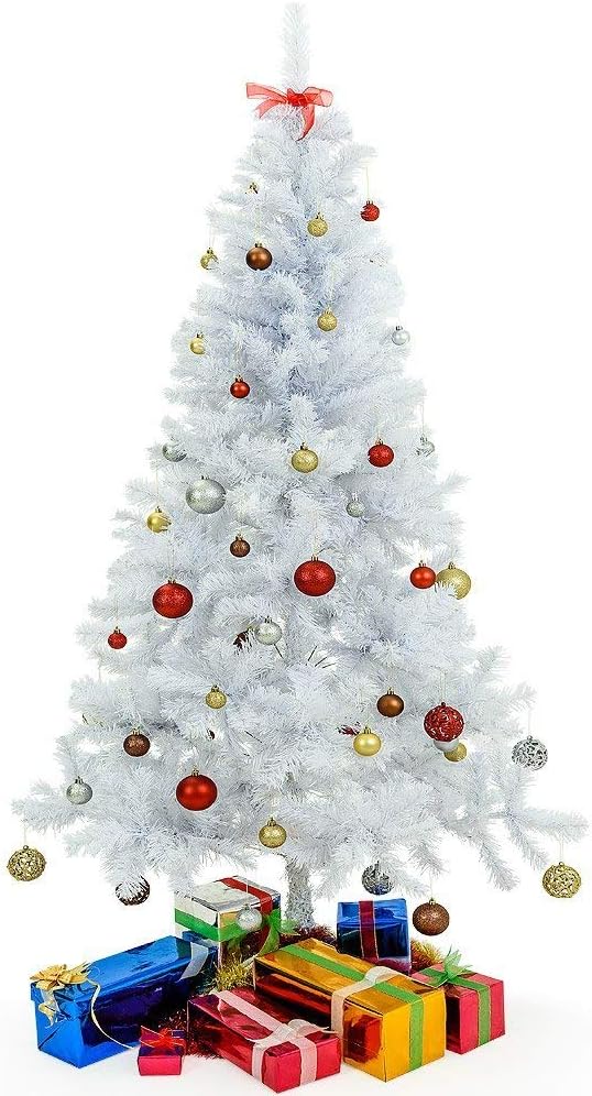 4FT Alaskan Pine White Artificial Bushy Christmas Tree - 230 Tips - Image 6