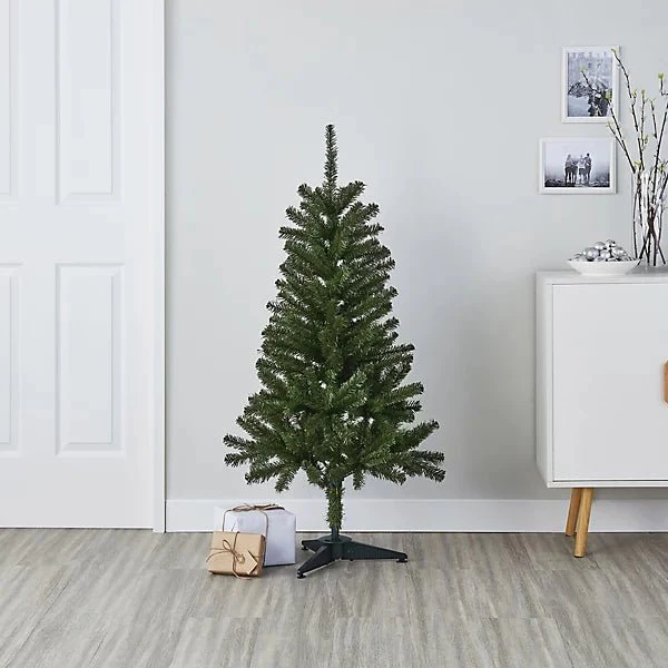 4ft Woodland Full Artificial Christmas Tree - Green - Image 3