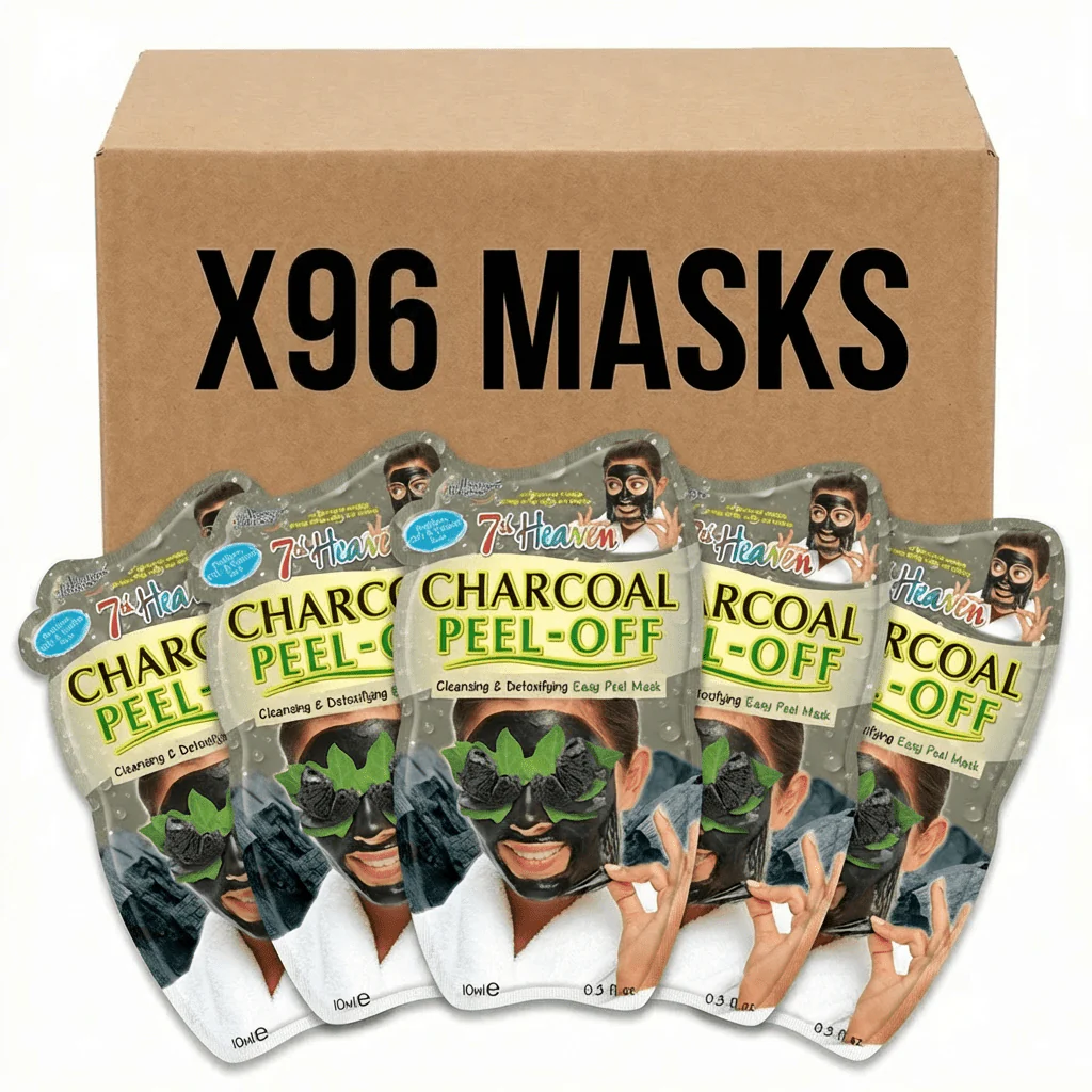 7th Heaven Charcoal Peel-Off Face Masks - X 96