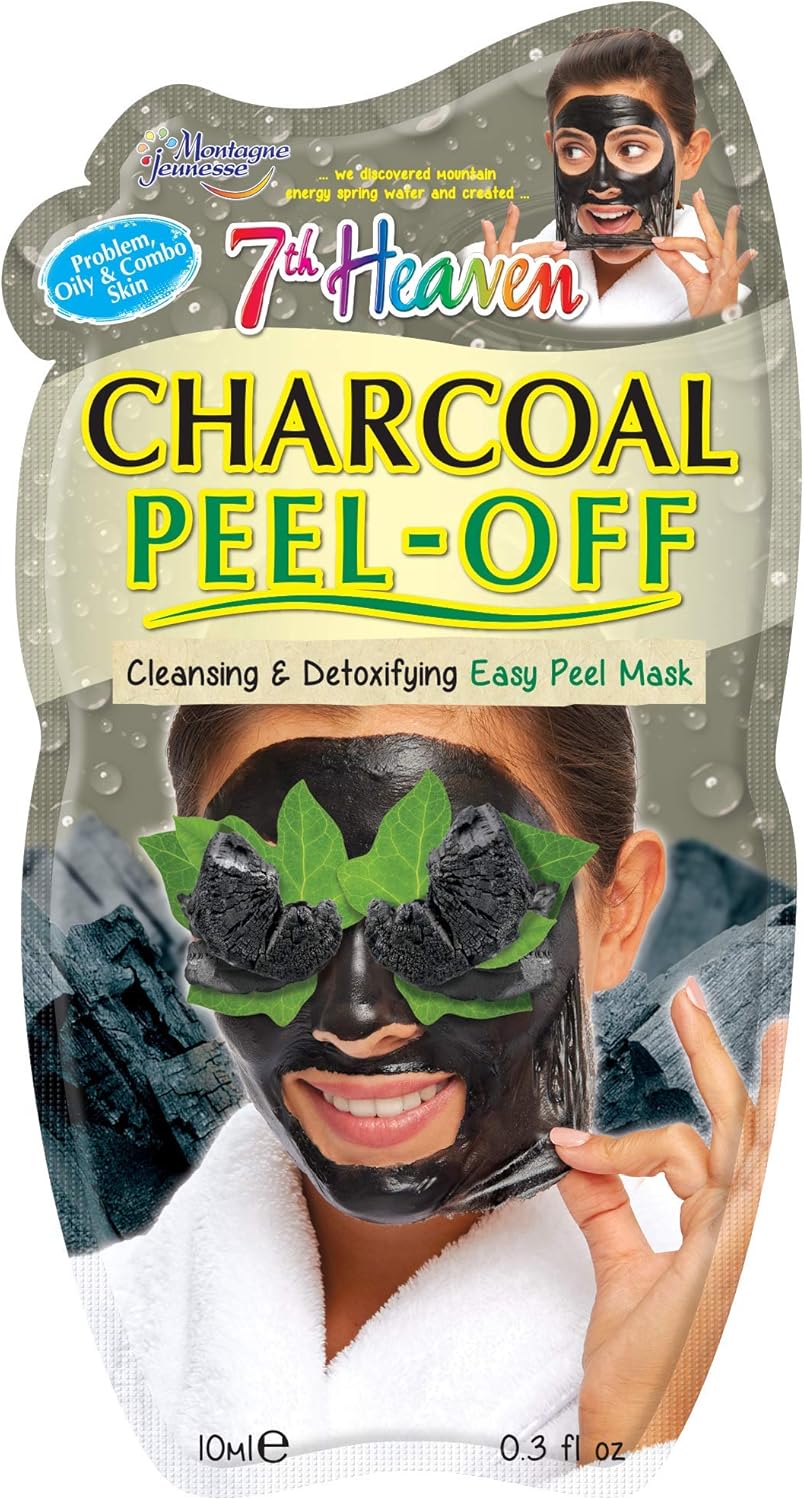 7th Heaven Charcoal Peel-Off Face Masks - 12 Pack - Image 4