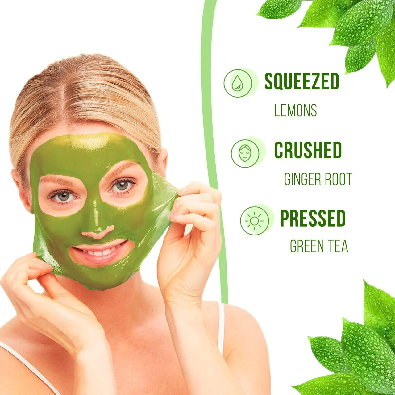 7th Heaven Green Tea Peel-Off 175ml Tube - 3 Pack - Image 2