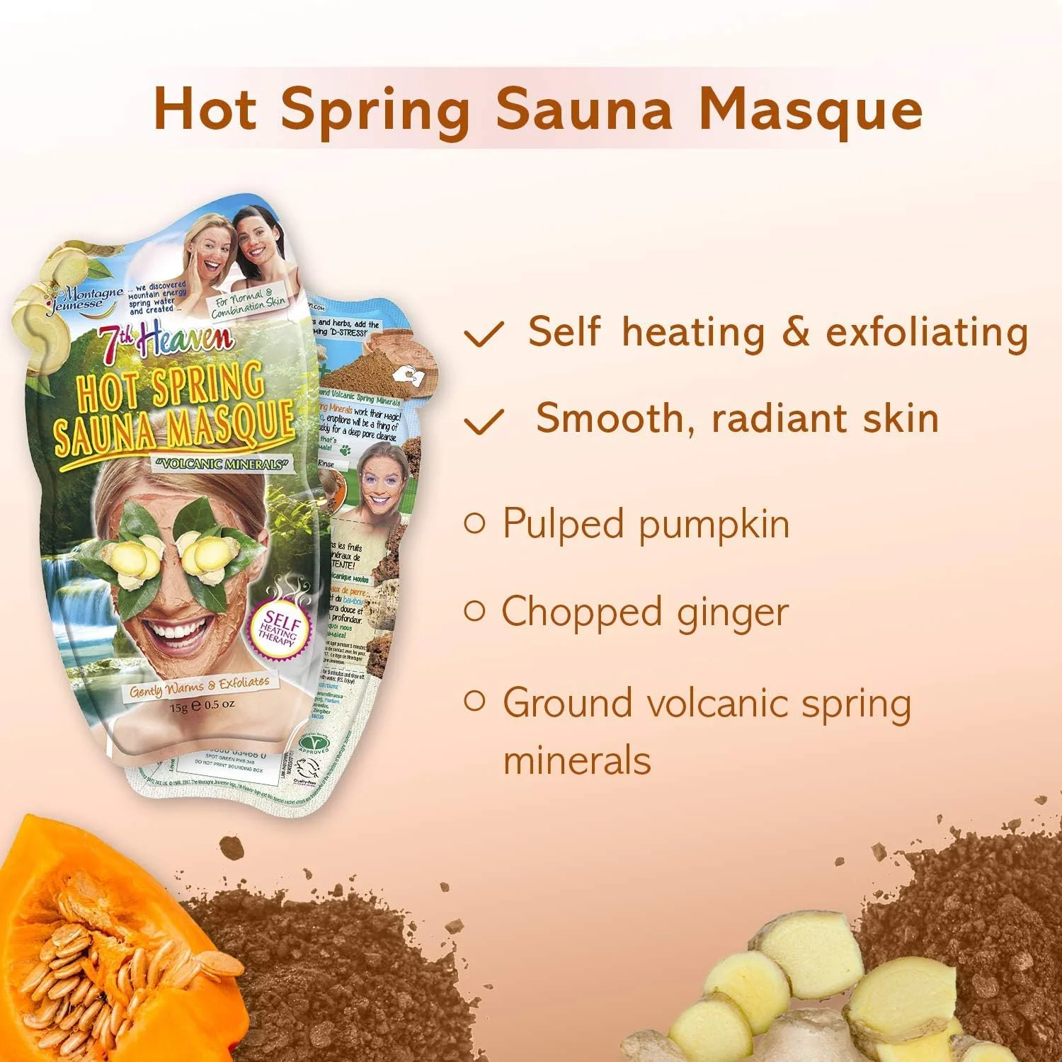7th Heaven Hot Spring Sauna Face Masks - 12 Pack - Image 3