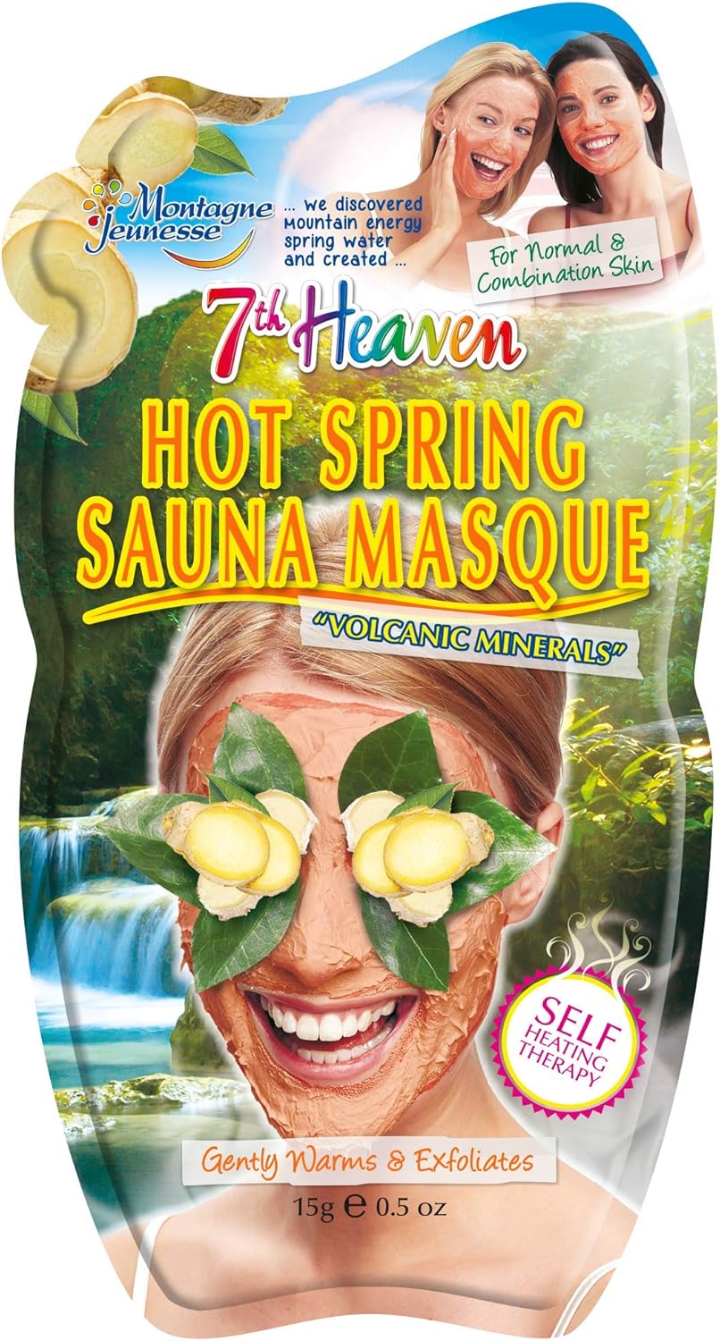 7th Heaven Hot Spring Sauna Face Masks - 12 Pack - Image 4