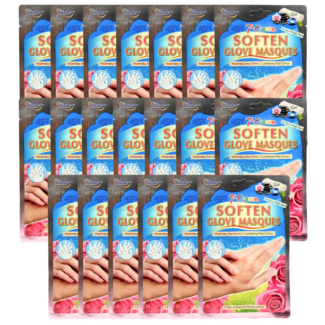 7th Heaven Soften Glove Masques 1 pair Sachets - 20 Pack