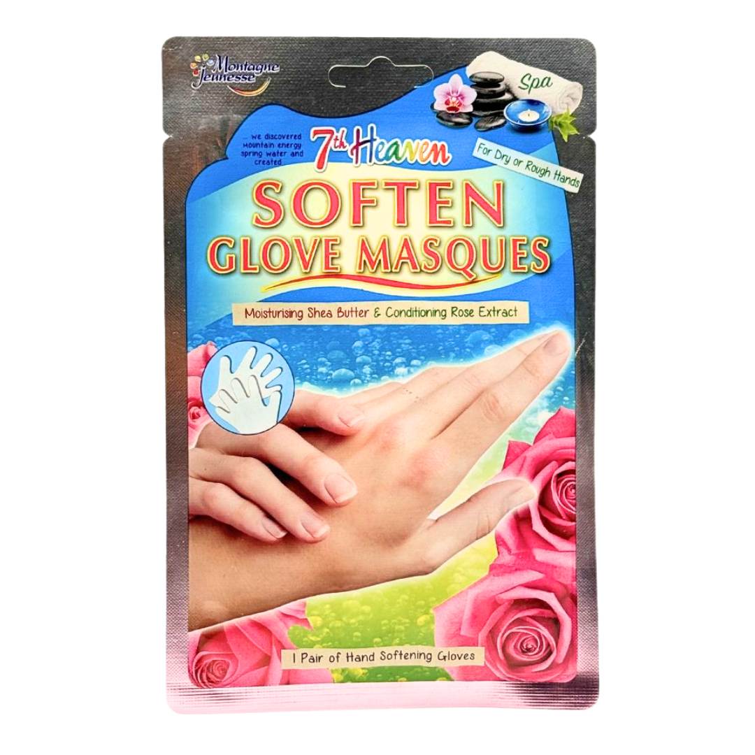 7th Heaven Soften Glove Masques 1 pair Sachets - 20 Pack - Image 2