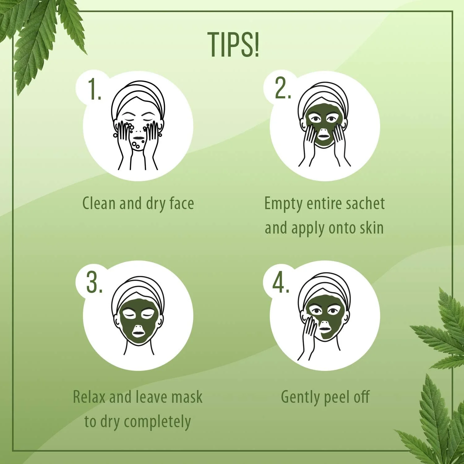 7th Heaven Superfood Cannabis Sativa Peel-Off Mask - 12 Pack - Image 6