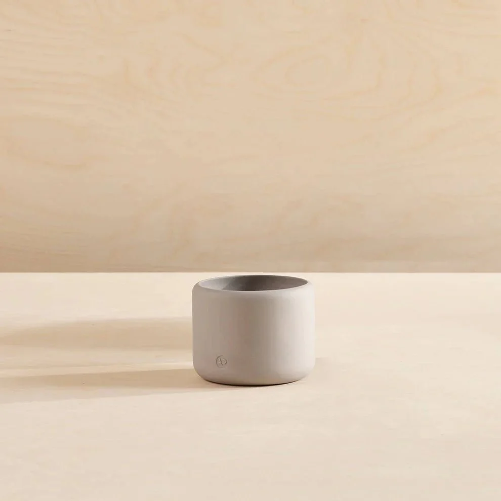 Aaron Probyn Botany Plant Pot - Concrete Grey (Small 9cm) - Image 2