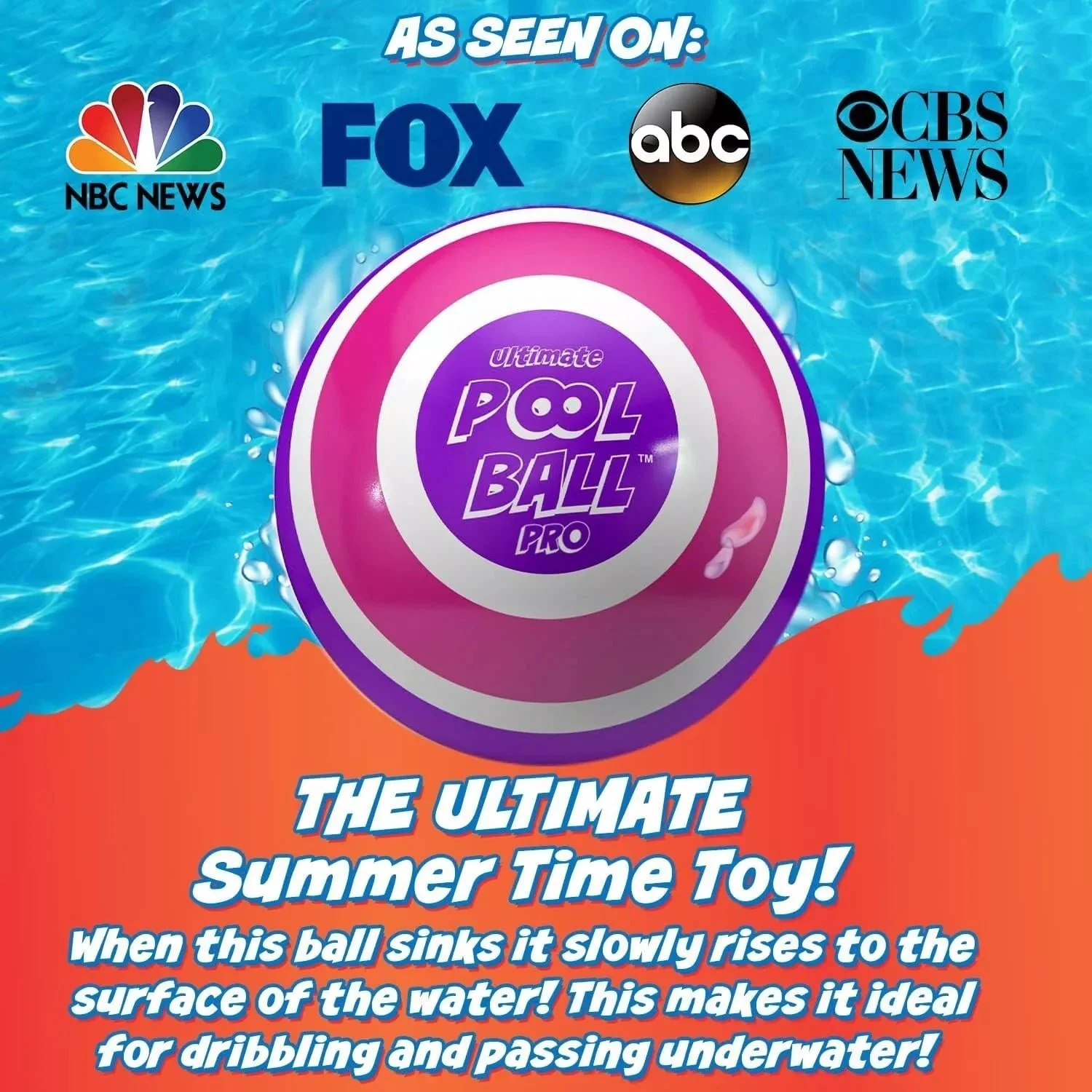 Activ Life The Ultimate Pool Ball (Pink/Purple) - Image 2