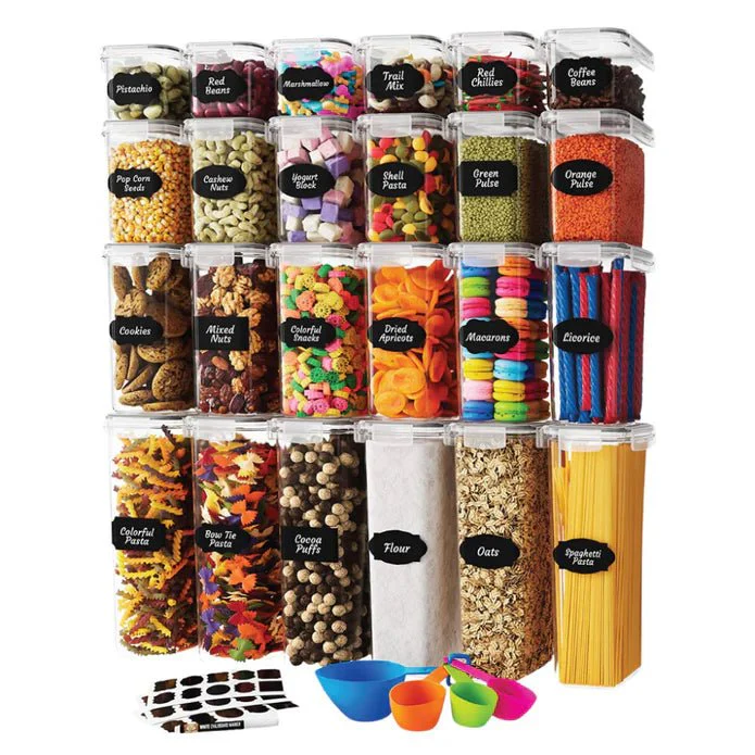 Airtight Food Storage Container Set - 24 Piece