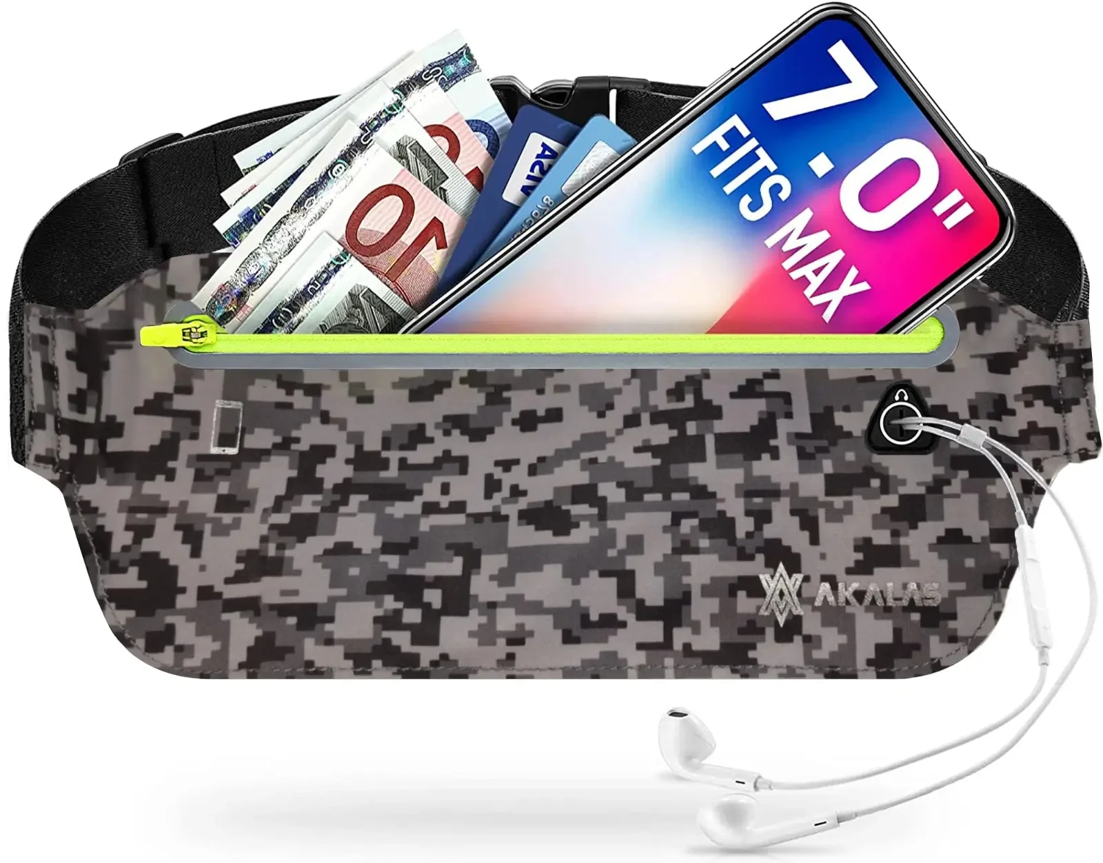 Akalas Ultra Slim Running Belt Waist Pack (Various Colours) - Image 11