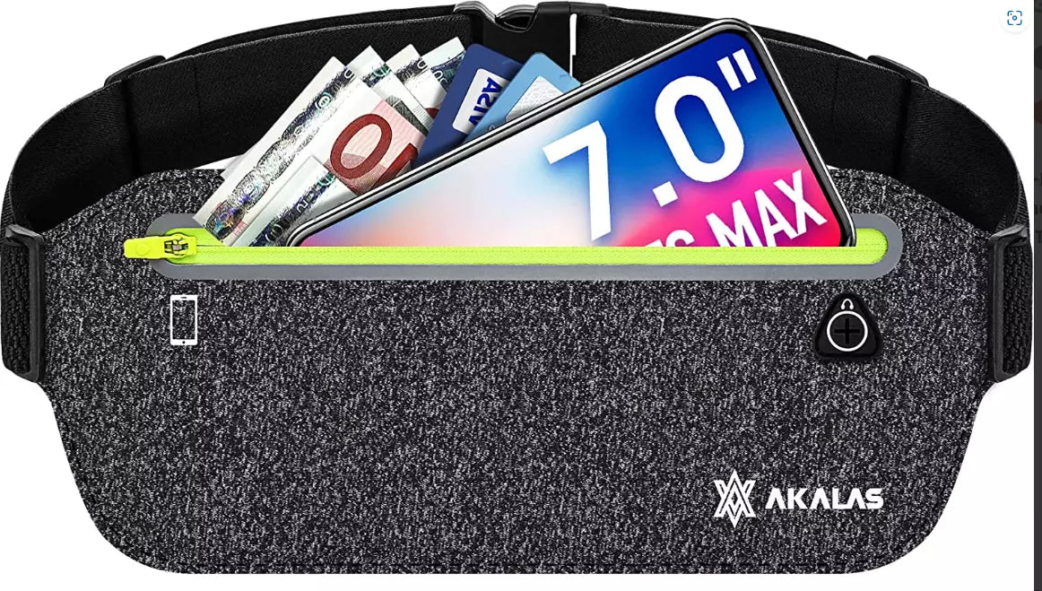 Akalas Ultra Slim Running Belt Waist Pack (Various Colours) - Image 12
