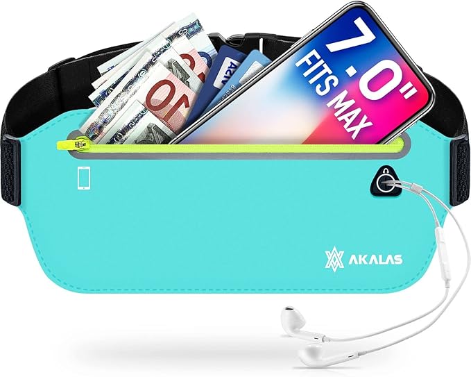 Akalas Ultra Slim Running Belt Waist Pack (Various Colours) - Image 3