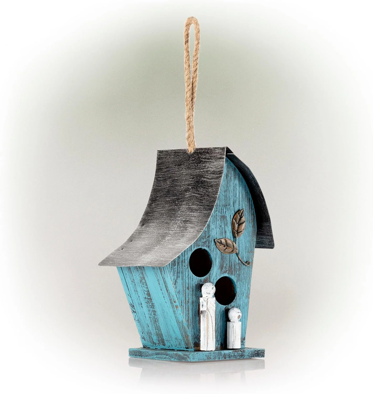 Alpine Corporation 30cm Outdoor Hanging Birdhouse - Blue - Image 9