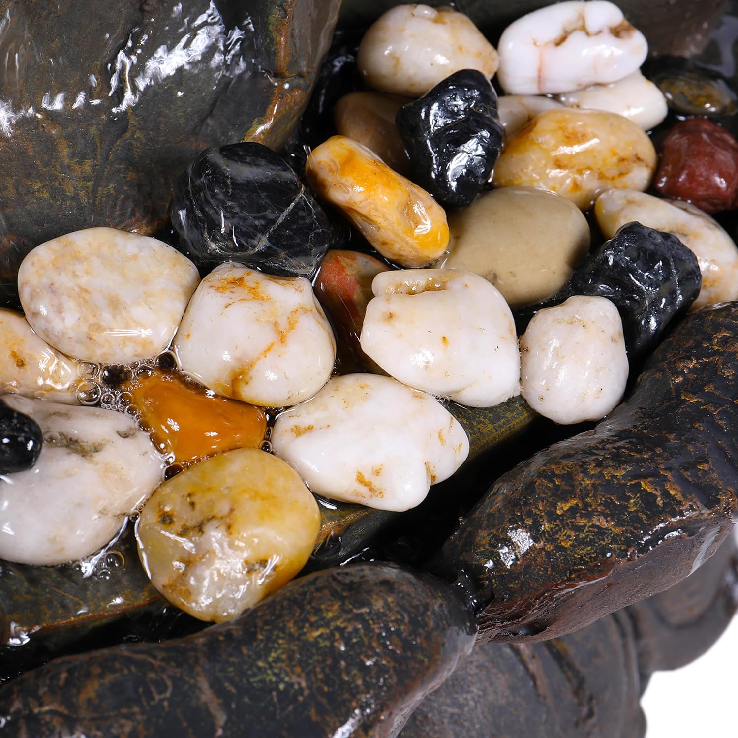 Alpine Corporation 84 cm Tall Indoor/Outdoor Meditating Buddha Water Fountain - Image 8