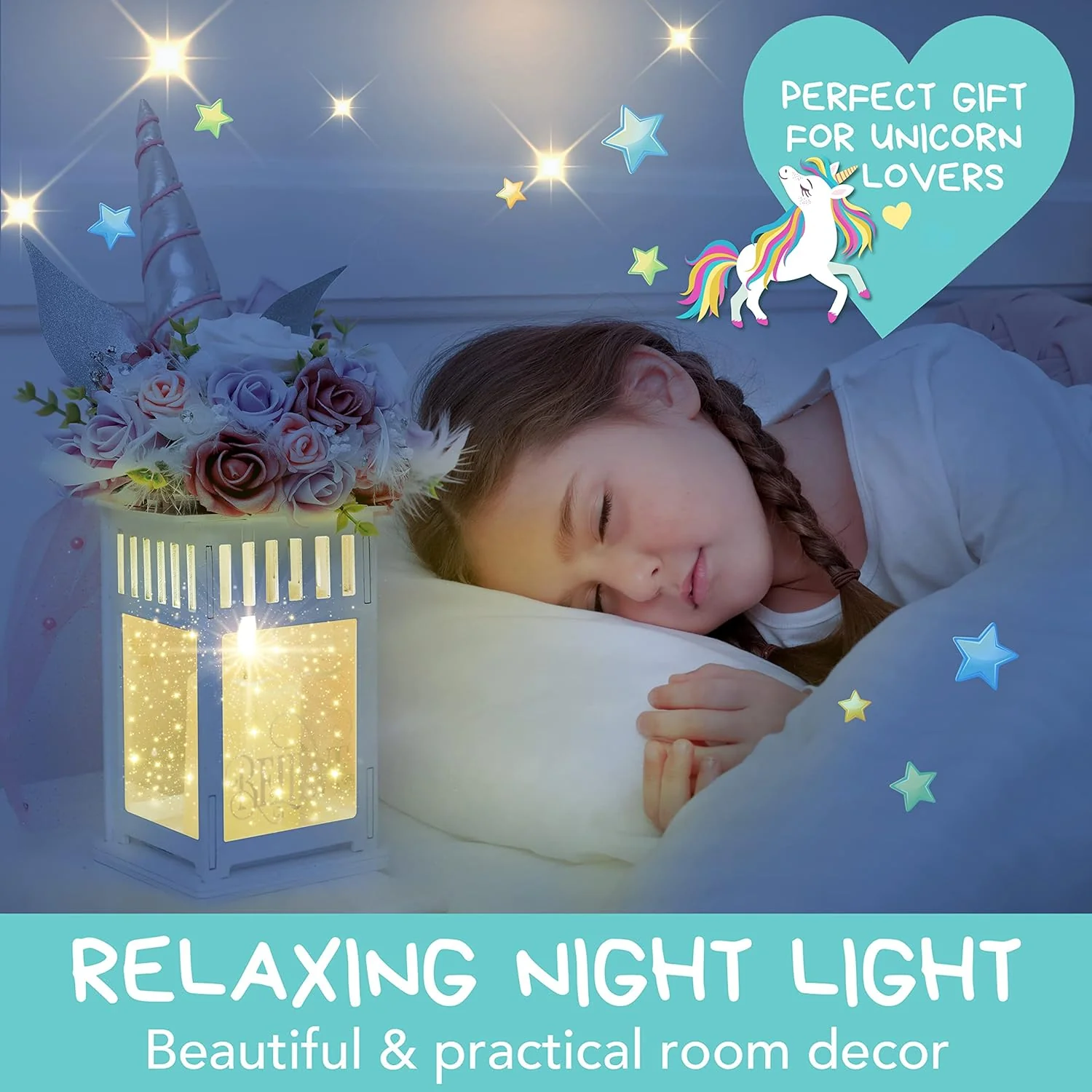 Amiti Lane DIY Unicorn Lantern Night Light Craft Kit - Image 2