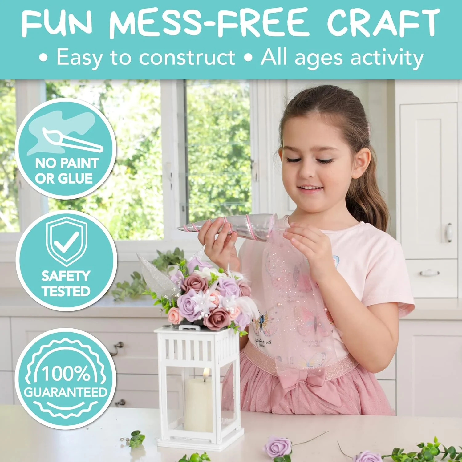 Amiti Lane DIY Unicorn Lantern Night Light Craft Kit - Image 3