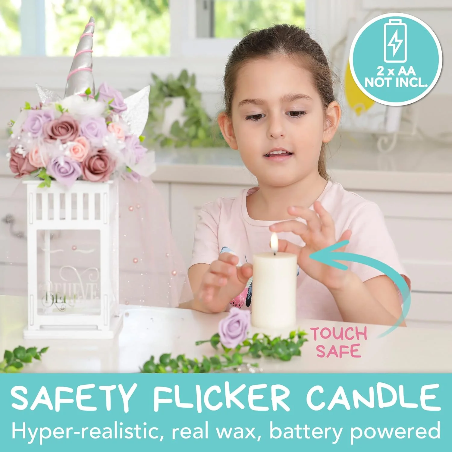 Amiti Lane DIY Unicorn Lantern Night Light Craft Kit - Image 6