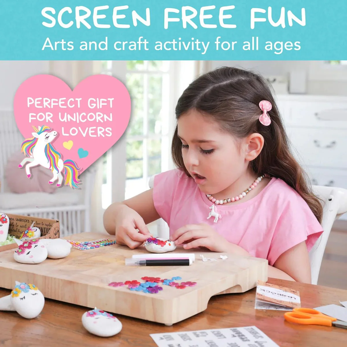 Amitie Lane DIY Unicorn Rock Decorating Kit - Image 3