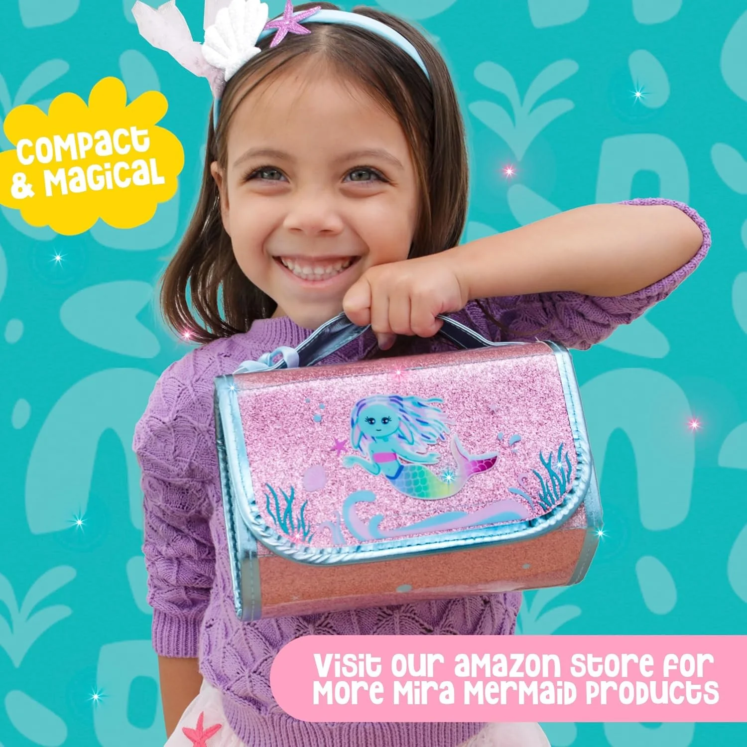 Amitié Lane Scented Markers With Mermaid Pencil Case - 6-9YRS - Image 2