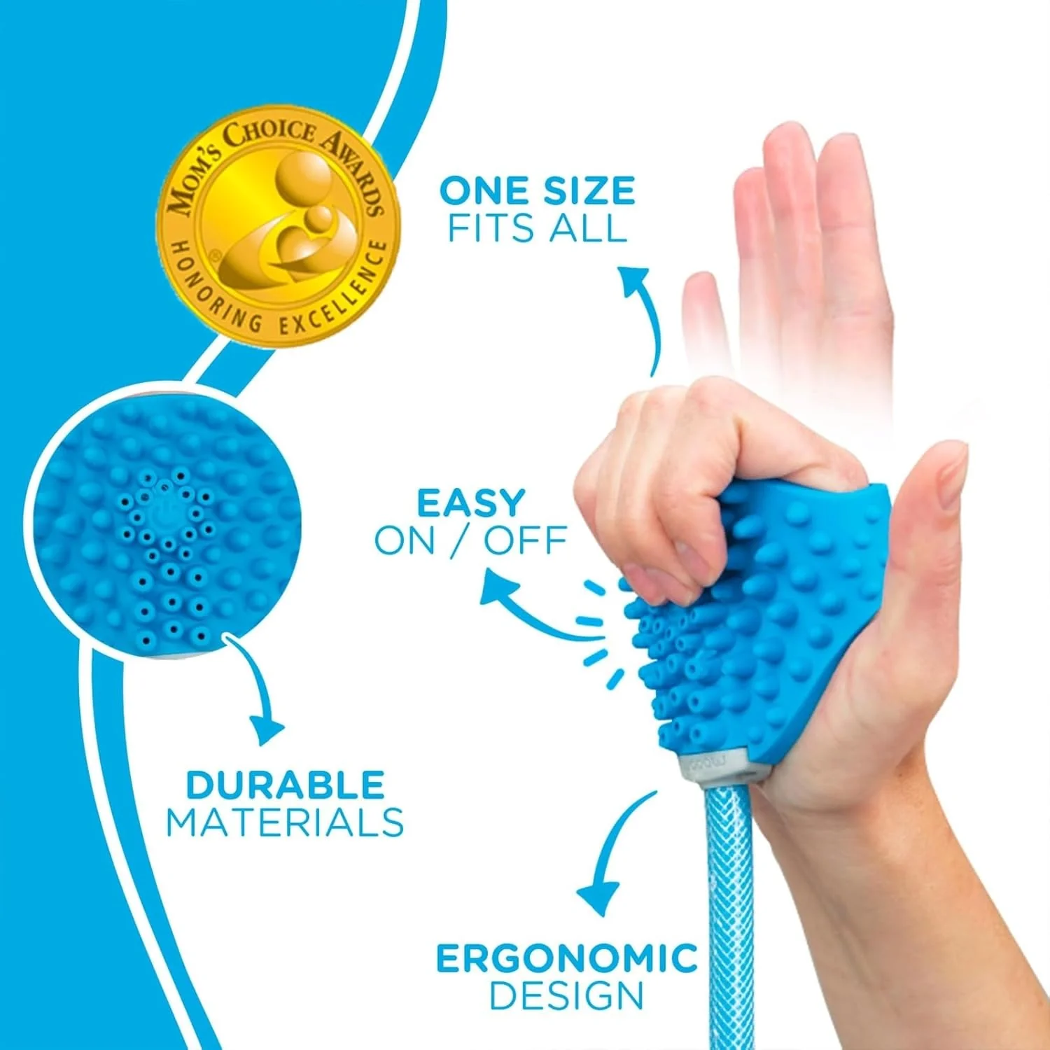 Aquapaw Dog Washer & Shower Hose (Sprayer & Scrubber in 1) - Image 2